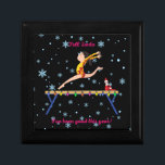 Gymnastics Tell Santa I've Been Good This Year Gift Box<br><div class="desc">Gymnastics Tell Santa I've Been Good This Year Balance Beam design with cute Christmas lights and snowflakes falling and an Elf on the beam is watching to report back to Santa!</div>