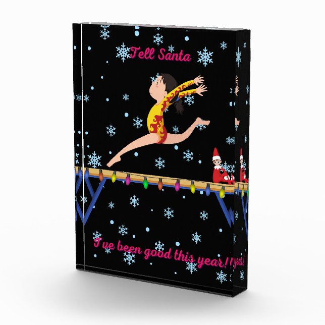 Gymnastics Tell Santa I've Been Good This Year    Photo Block (Right)