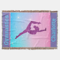 Gymnastics Throw Blanket