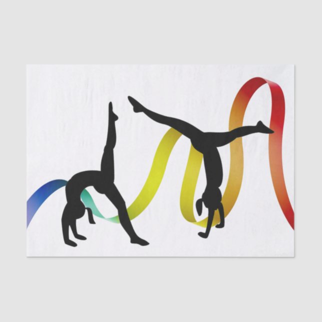 Gymnastics Tissue Paper (Front)