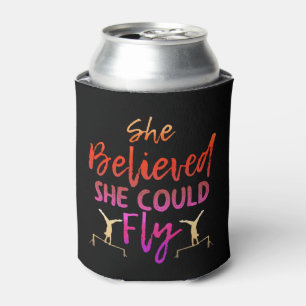 Gymnastics Uneven Bars - Believed She Could Fly Can Cooler
