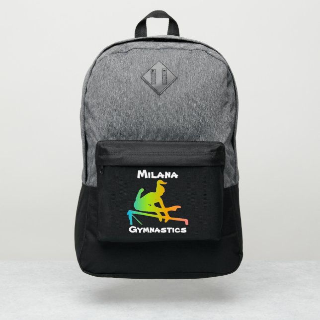 Gymnastics Uneven Bars   Port Authority® Backpack (Front)