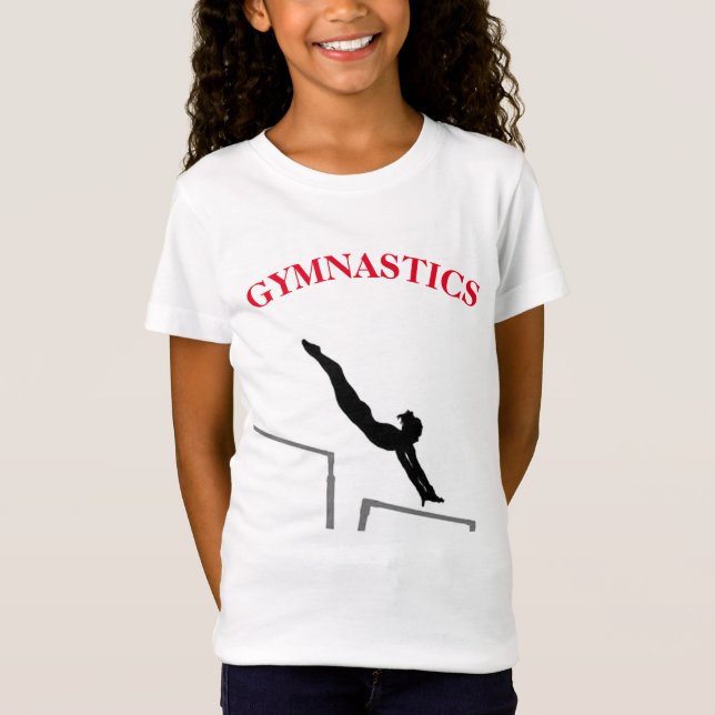 Gymnastics Uneven Bars T-Shirt (Front)