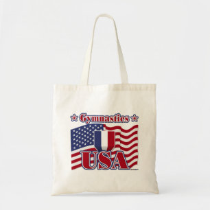 Gymnastics USA Tote Bag