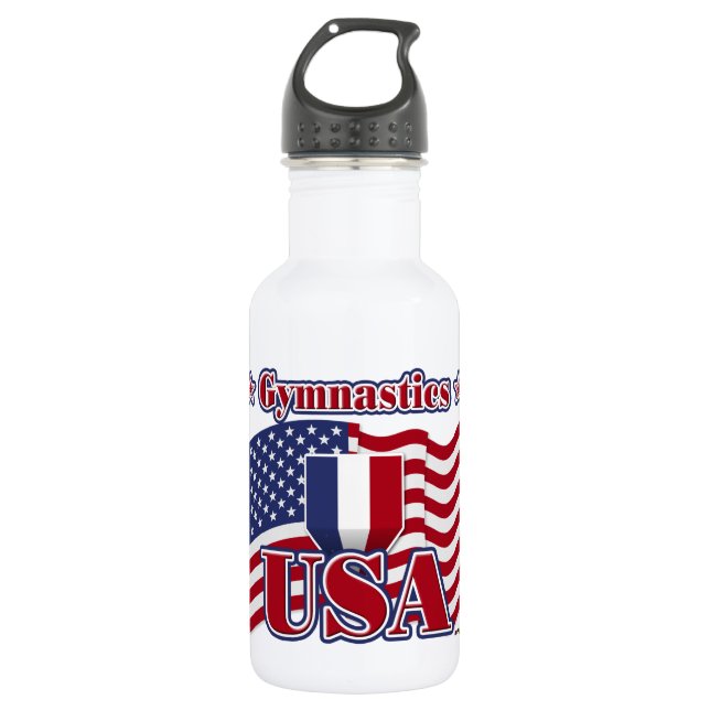 Gymnastics USA Water Bottle (Front)