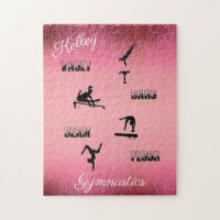 Gymnastics Vault, Bars, Beam, Floor Custom Puzzle