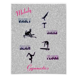 Gymnastics Vault, Bars, Beam, Floor Custom Puzzle Photo Print