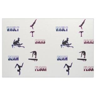 Gymnastics Vault, Bars, Beam, Floor Fabric