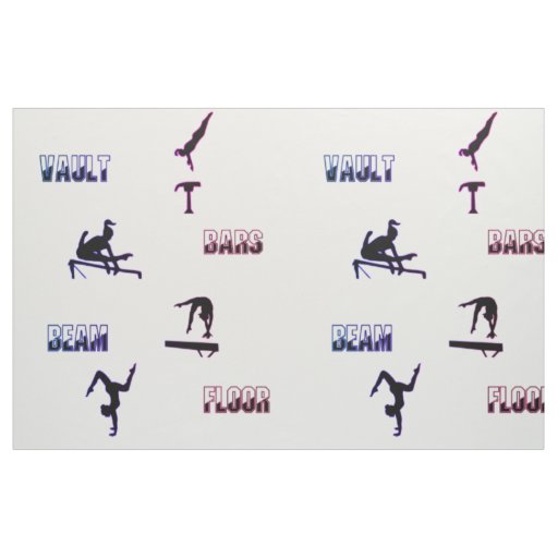 Gymnastics Vault, Bars, Beam, Floor Fabric