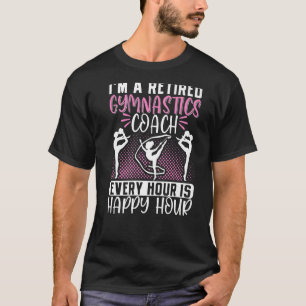 Gymnastics Vintage I'm A Retired Gymnastics Coach T-Shirt