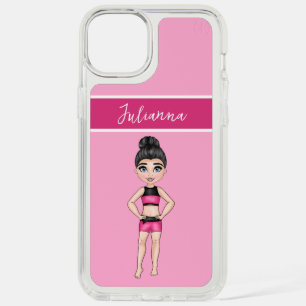 Gymnastics w/ Name of Gymnast iPhone 15 Plus Case