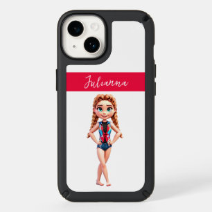Gymnastics w/ Name of Gymnast Speck iPhone 14 Case