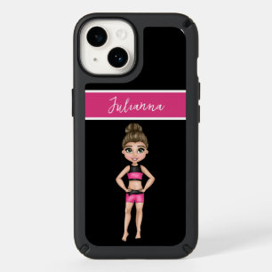 Gymnastics  w/ Name of Gymnast Speck iPhone 14 Case