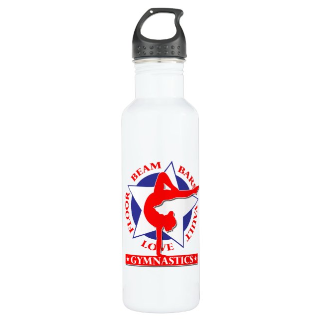 Gymnastics Water Bottle (Front)