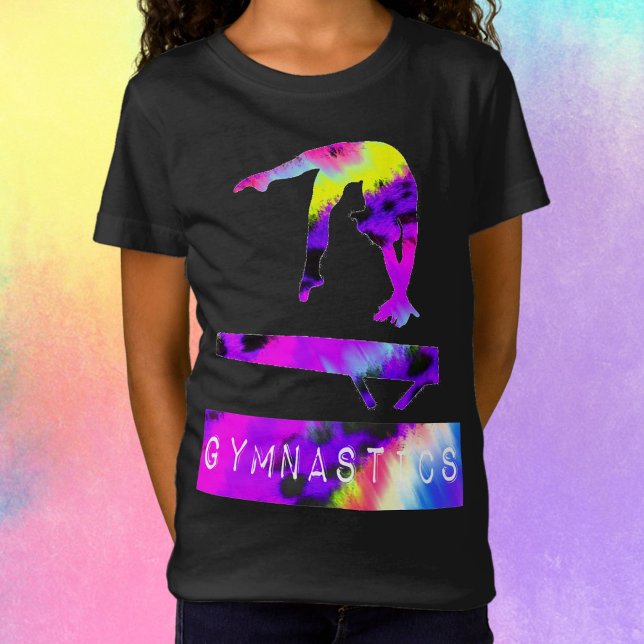 Gymnastics Wild Animal Print Balance Beam T-Shirt (Creator Uploaded)