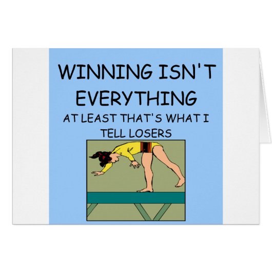 GYMNASTICS winner Cards (Front Horizontal)