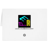 Gymnastics with Hearts Cards (Back Horizontal)