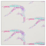 Gymnastics Word Art Fabric