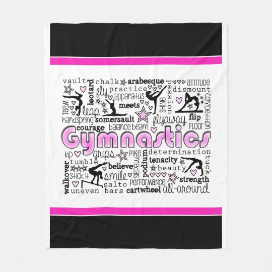 Rhythmic Gymnastics Throw Blanket by saramaese | Society6