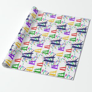 GYMNASTICS WRAPPING PAPER