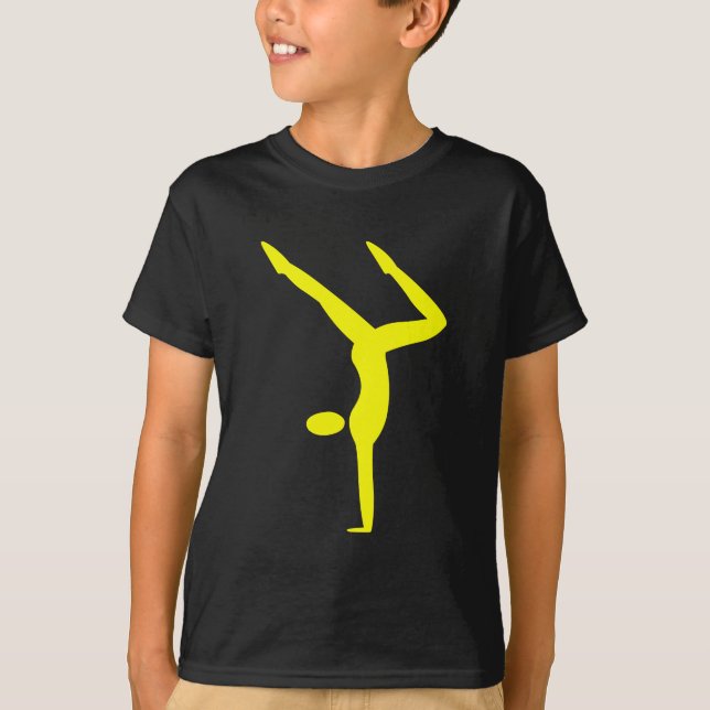 Gymnastics - Yellow T-Shirt (Front)