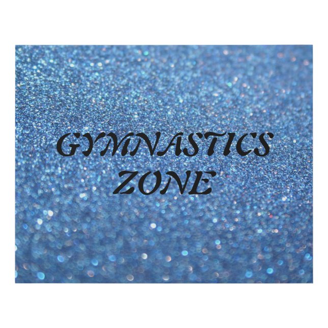 Gymnastics Zone Wall Art (Front)