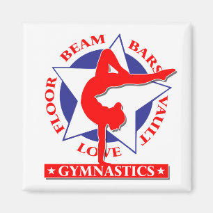 Gymnasts, Gymnastics Magnet