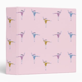 Gymnasts on pink