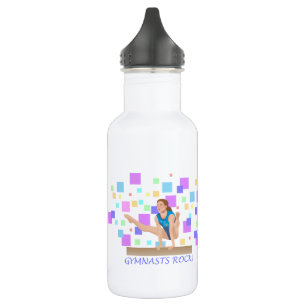 Gymnasts Rock! Balance Beam Water Bottle