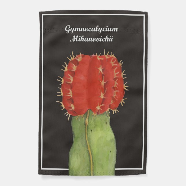Gymnocalycium Cactus Garden Flag (Front)