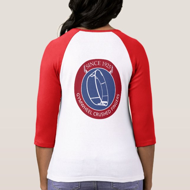 Gymwheel Crushed Fingers Baseball Shirt Women (Back)