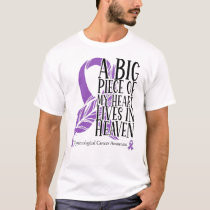 Gynecological Cancer Ribbon Purple September T-Shirt