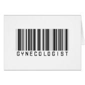 Gynecologist Bar Code (Front Horizontal)