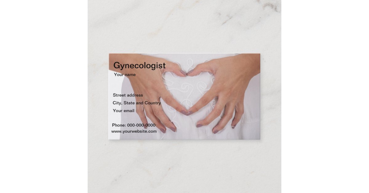 gynecologist business card | Zazzle