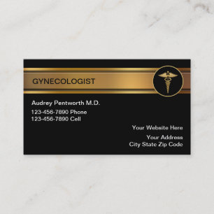 Gynecologist Business Cards