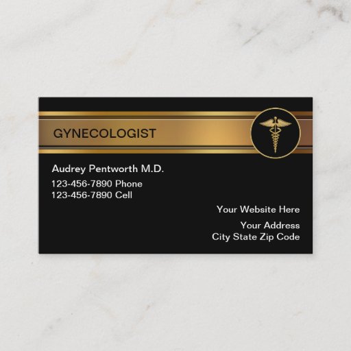 Customizable Gynecologist Business Cards