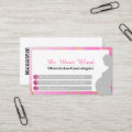 Gynecologist OBGYN Obstetrician Elegant Minimalist Business Card | Zazzle