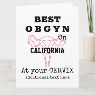 Gynecologist Obstetrician Best OBGYN Card