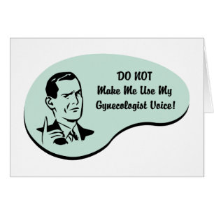 Gynecologist Voice Cards