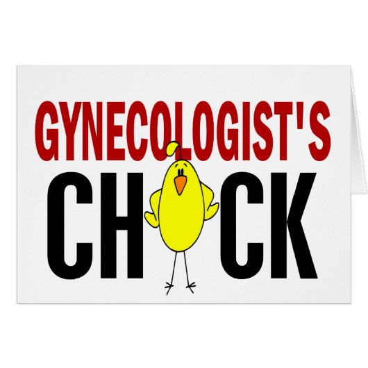 Gynecologist's Chick Cards (Front Horizontal)