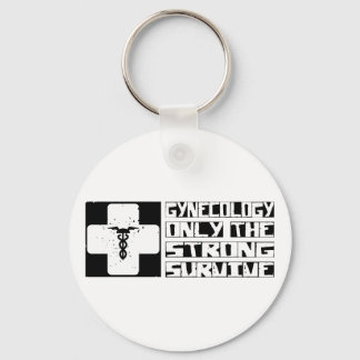 Gynecology Survive Keychain