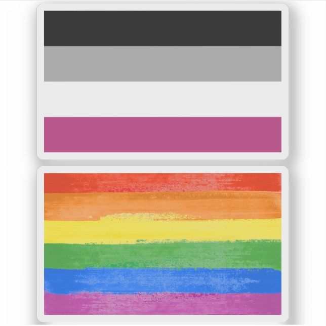Gynephilia Pride Flag Sticker (Front)
