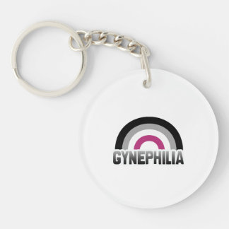 Gynephilia Pride Keychain