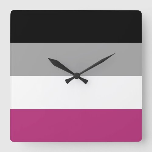 GYNEPHILIA PRIDE SQUARE WALL CLOCK