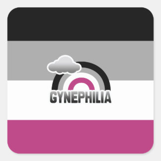 GYNEPHILIA RAINBOW STICKER