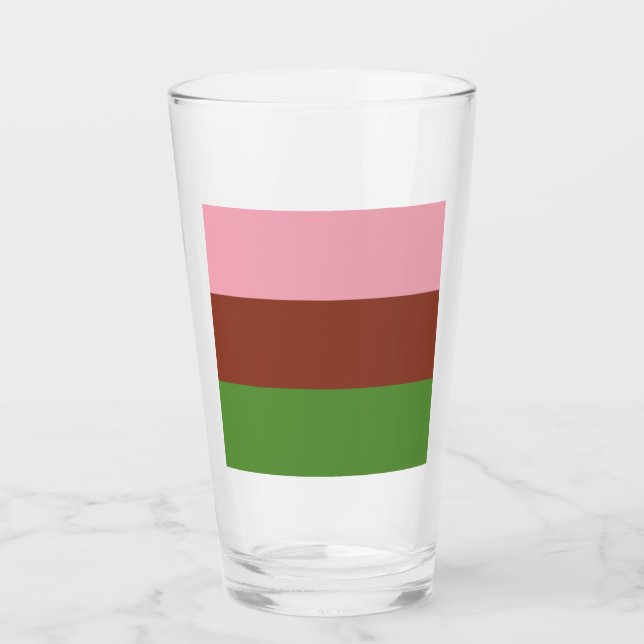 Gynosexual Pride Flag Glass (Front)
