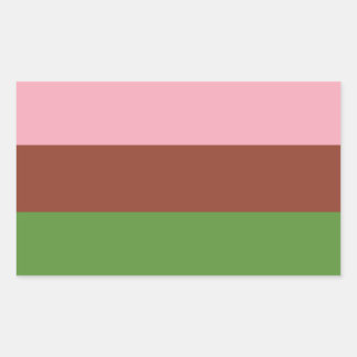 Gynosexual Pride Rectangular Sticker