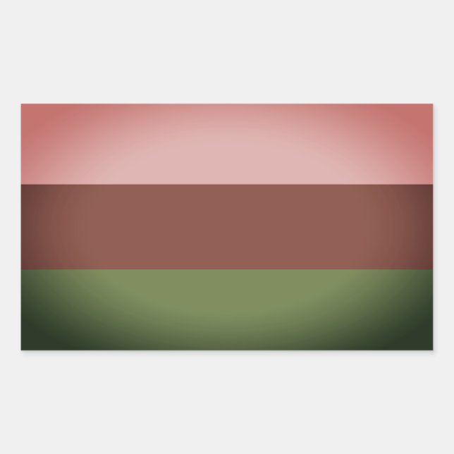 Gynosexual Pride Rectangular Sticker (Front)