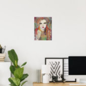 Gypsy Beautiful Fantasy Art Woman Poster (Home Office)