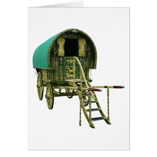 Gypsy bowtop caravan (Front)